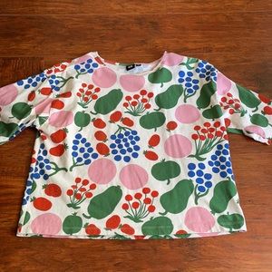 Uniqlo Marimekko Short Sleeve T Shirt Fruit